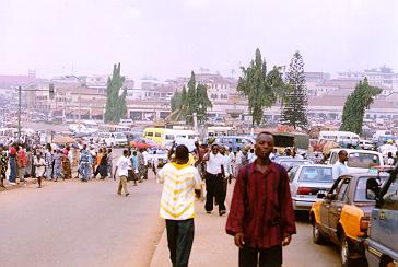 Kejetia (=centrum Kumasi)